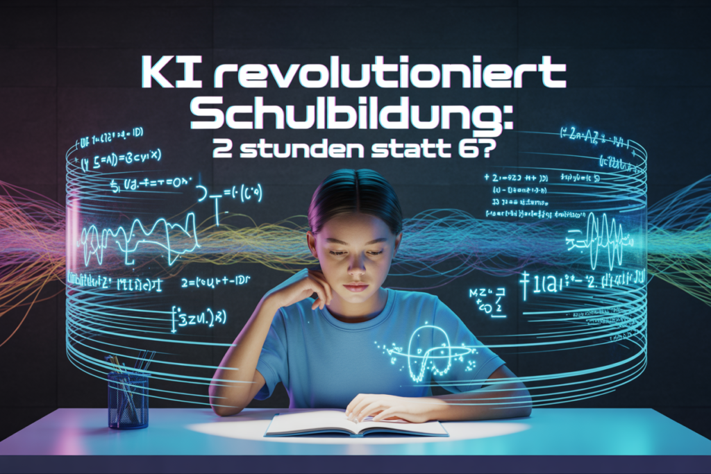 traditioneller 6-Stunden-Unterricht vs 2-Stunden-KI-Learning mit Leistungsdaten für Bildungsreform